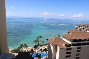 ハレプナの高層階オーシャンビューからの眺め